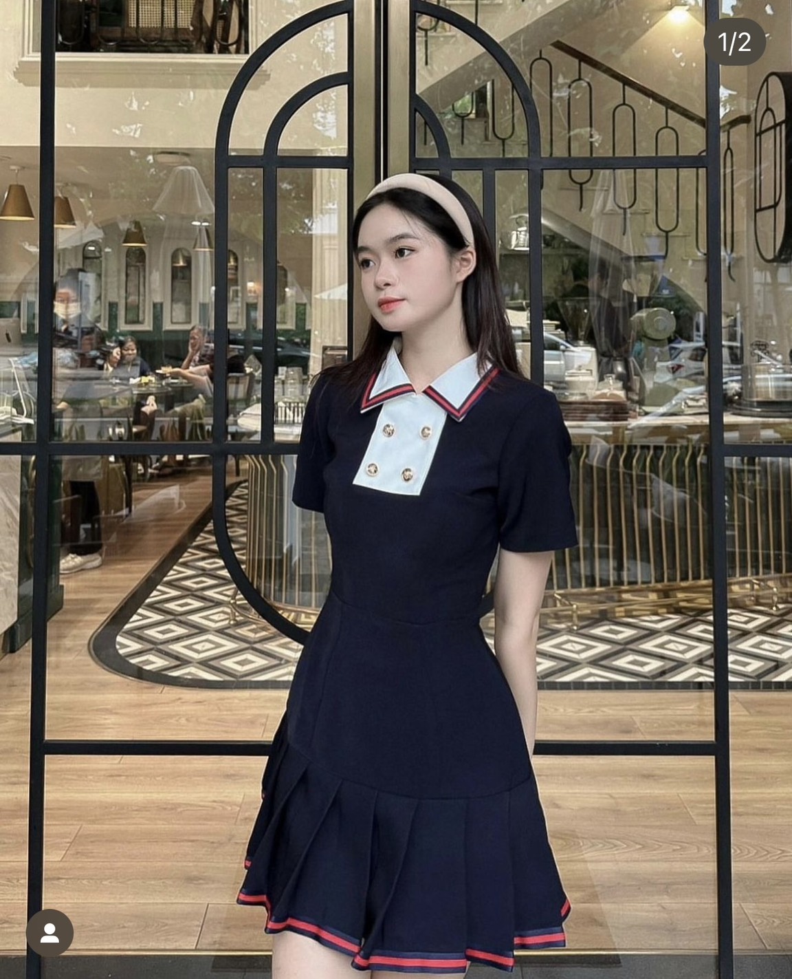 Đầm Cotton Thanh Lịch Chất Dày Dặn FOREL
