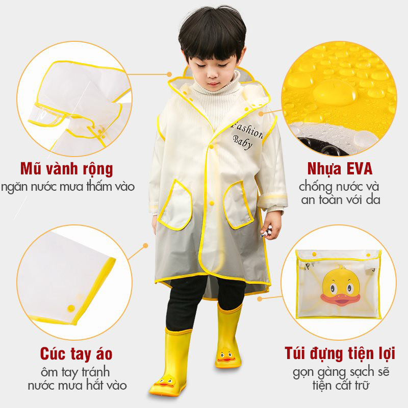 Áo Mưa Chống Nước Cho Bé