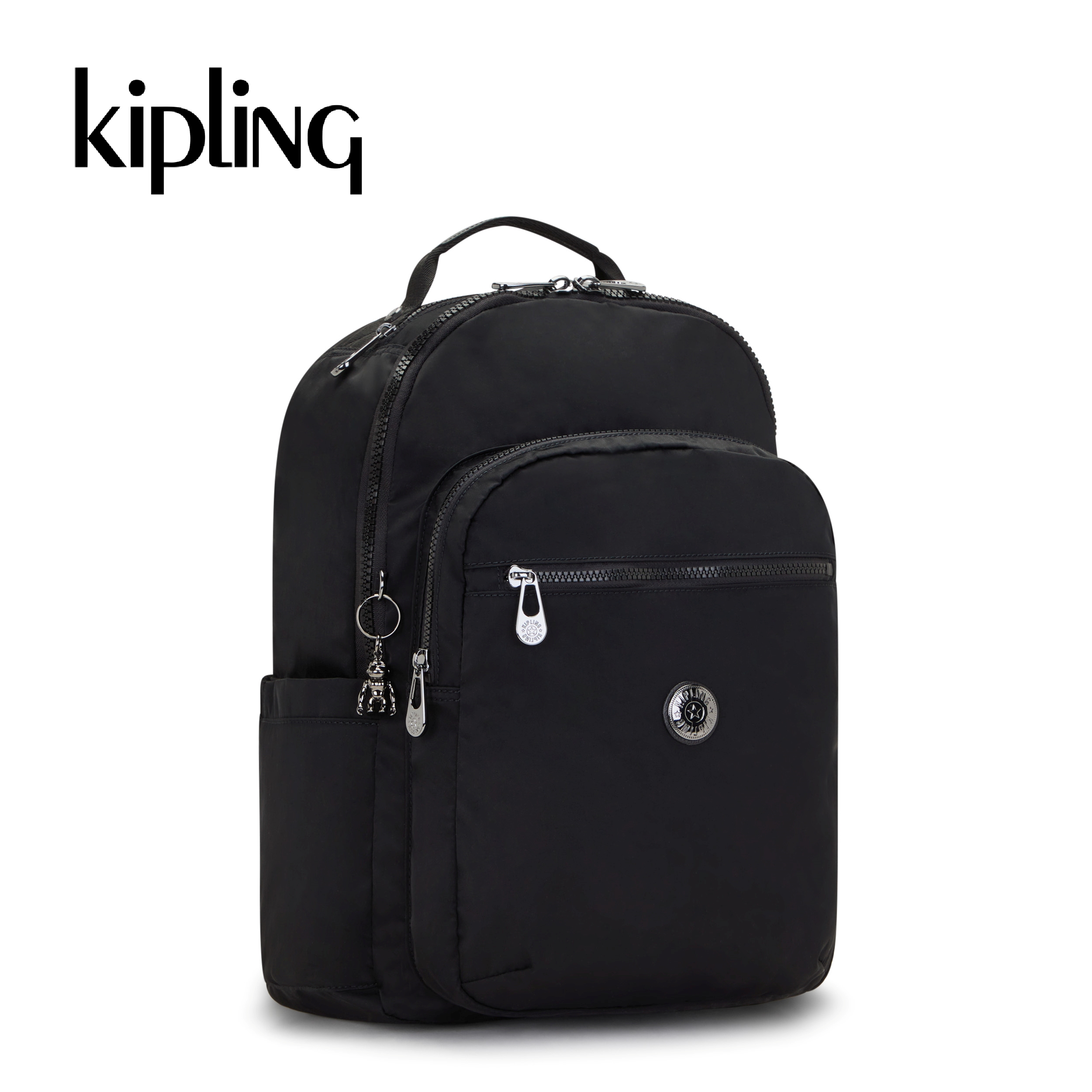 Kipling Balo Seoul - Rich Black/ Almost Grey - HUKI4744