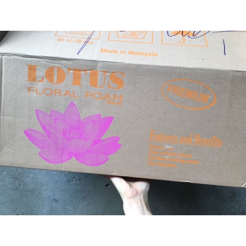 Xốp cắm hoa tươi lotus 1 viên