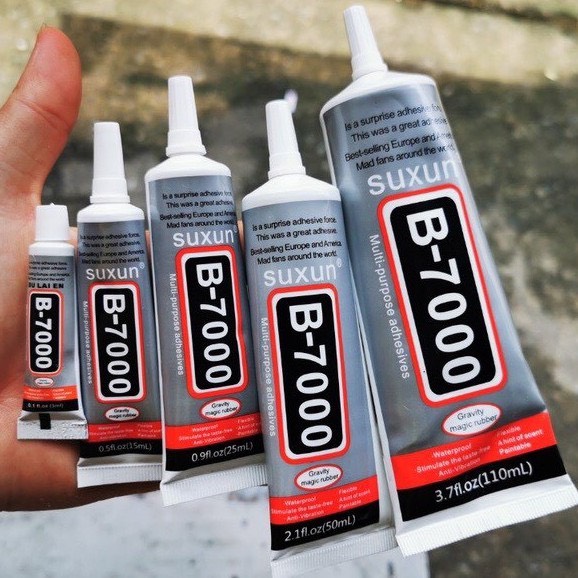 Keo dán viền điện thoại b7000 /15ml / keo b7000 loại 3ml