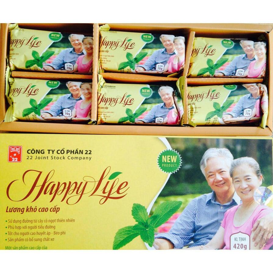 2 hộp lương khô happy life