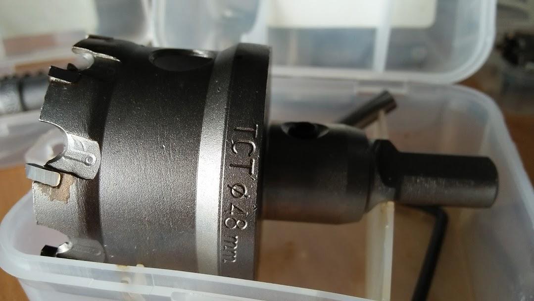 Mũi khoét Inox, sắt đầu hợp kim TCT Nhật 32-55