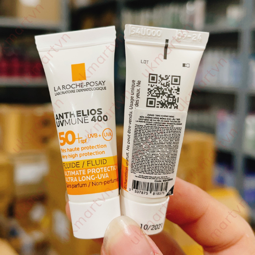 Minisize Sữa rửa mặt, kem B5 phục hồi, kem chống nắng La Roche-Posay
