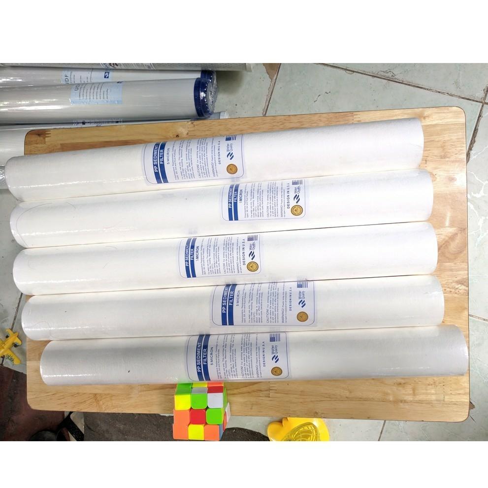 Combo 5 Cây lõi lọc nước số 1 PPF ly 20inch Tem chuẩn