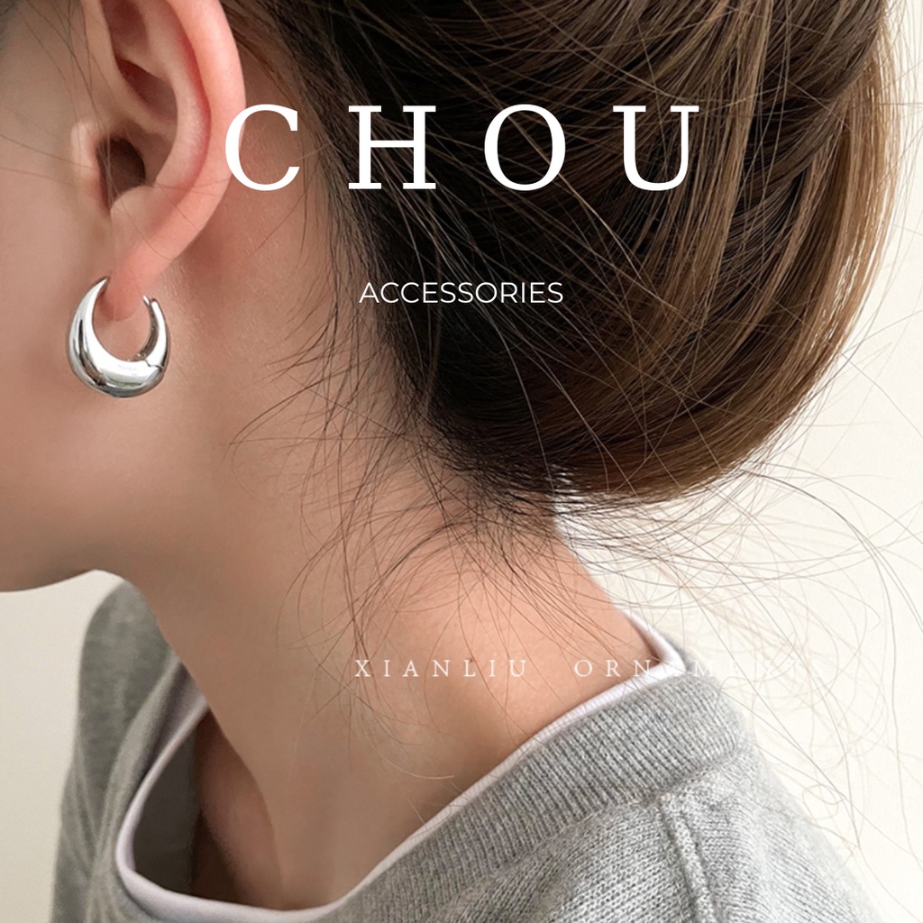 Bông Tai, Khuyên Tai Basic Oval | CHOU ACCESSORIES |