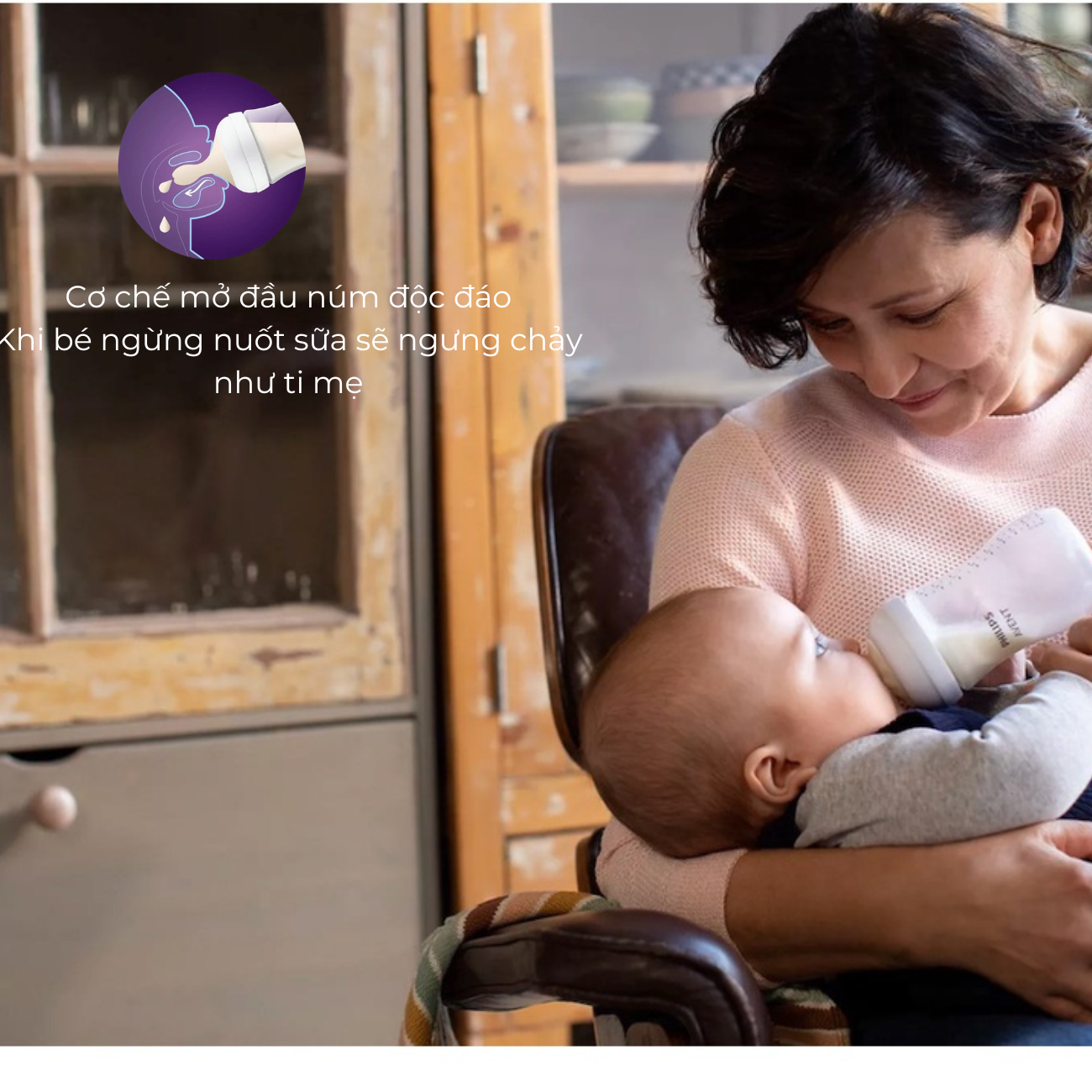 Bình sữa Philips AVENT Natural 125ml,260ml ,330ml