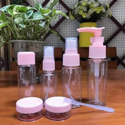 ⛔GIADUNGHOALONG⛔ Bộ 6 chiết mỹ phẩm (BỘ 6 MÓN - TẶNG MUỖNG CHIẾT)