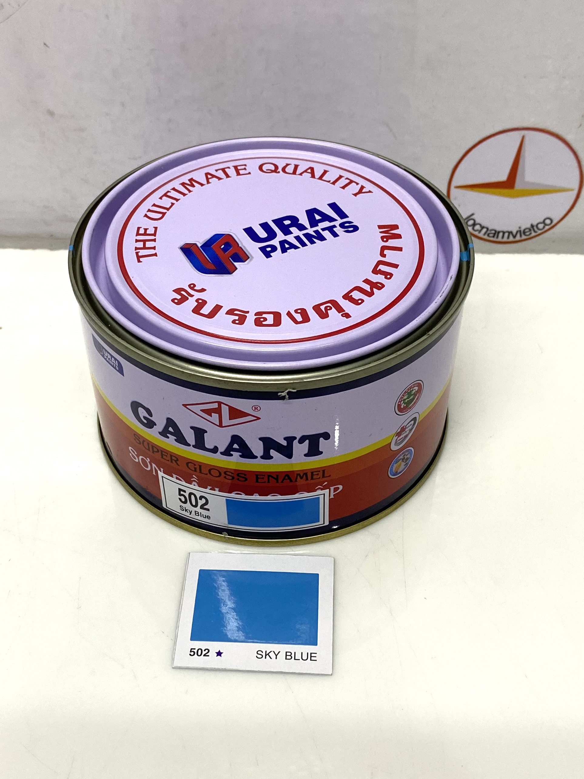 Iron and Steel Paint, Galant Oil Paint, Color Sky Blue 502 375ml