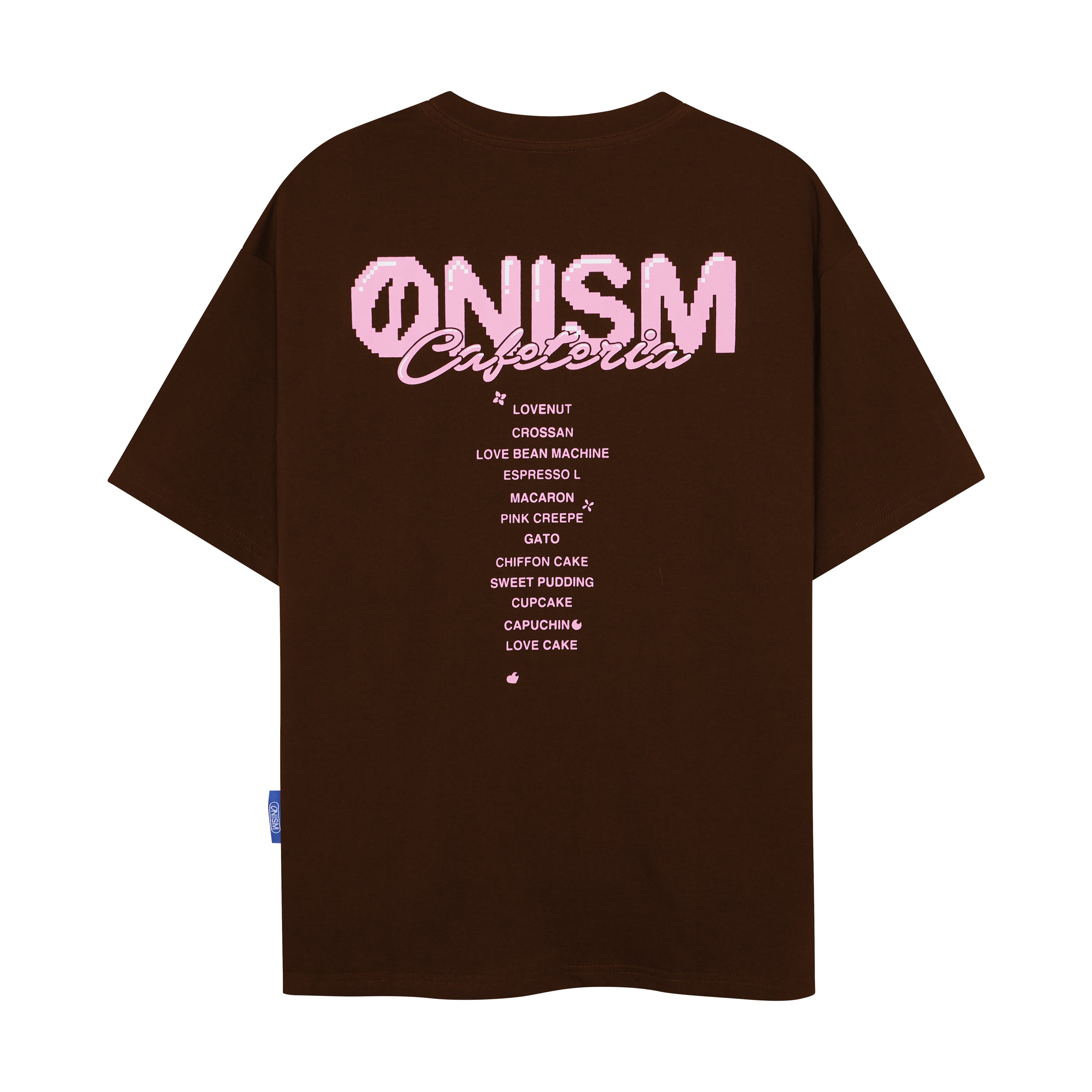 Áo thun unisex Cafeteria màu nâu choco - Basic tee Onism