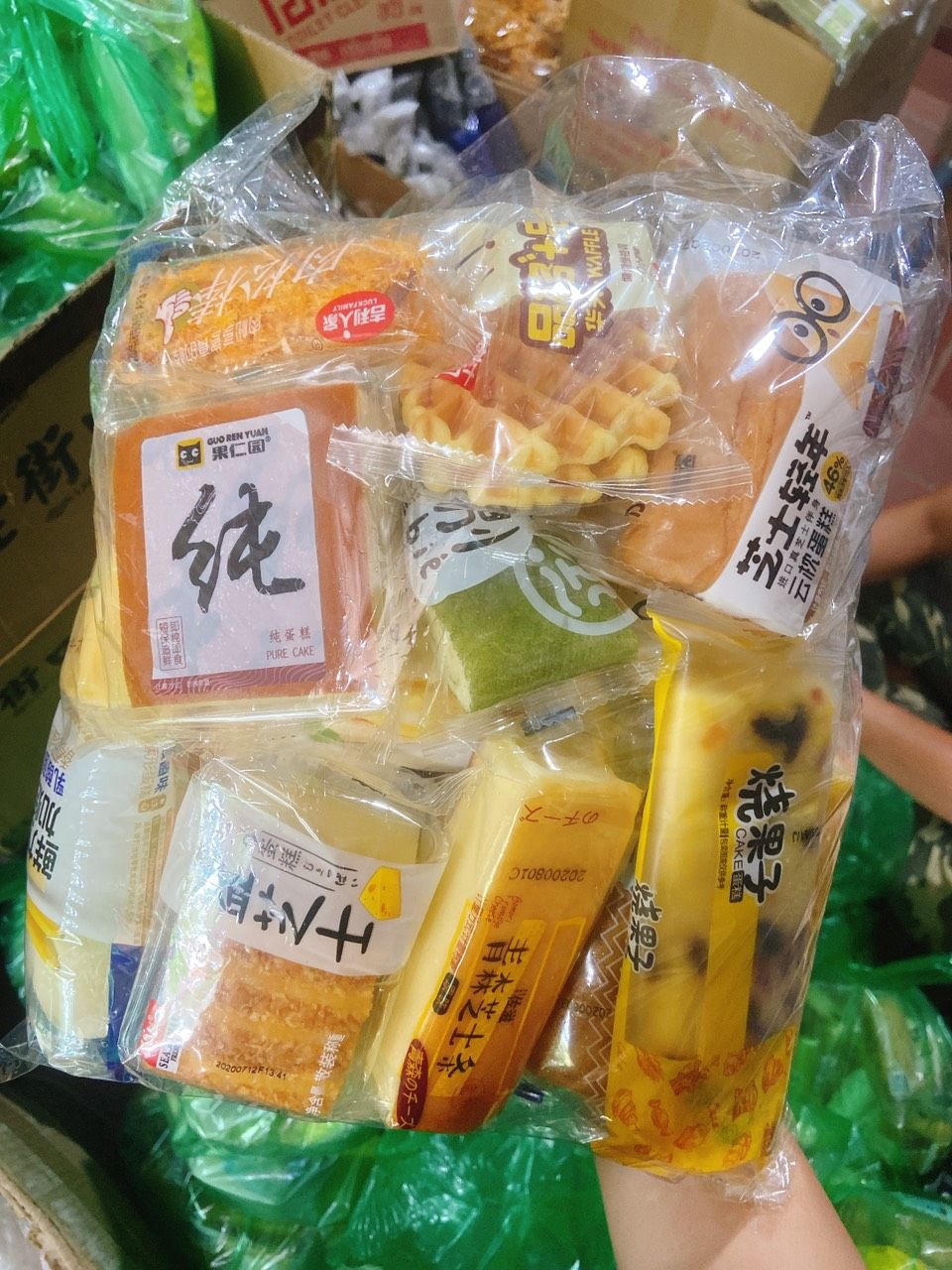 bánh mix vị