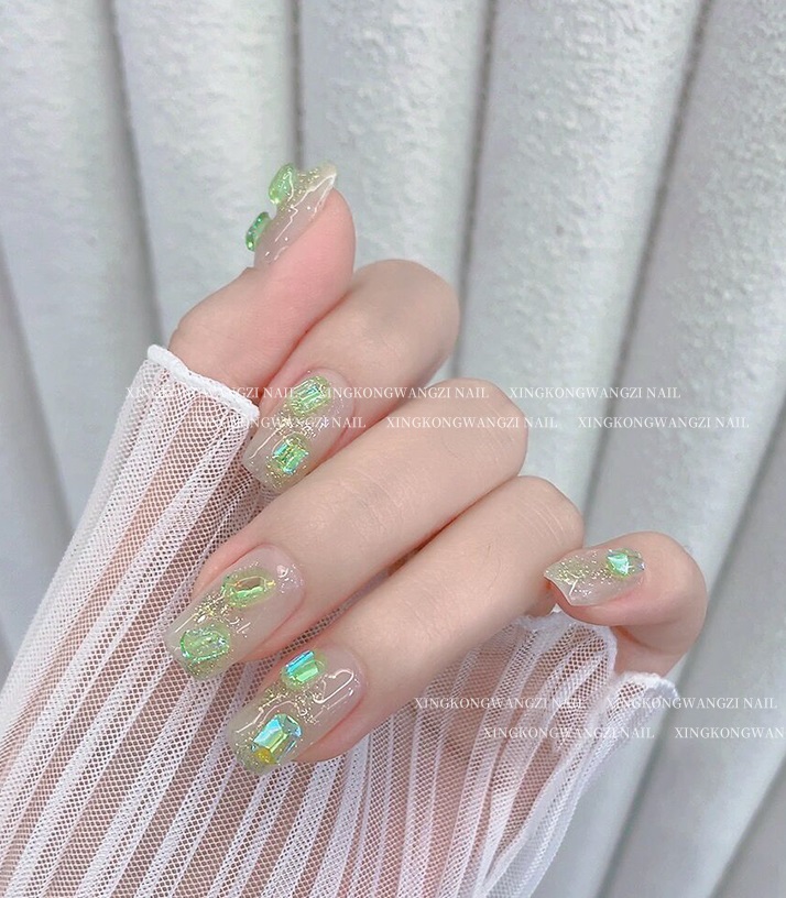 Set 100 Viên Đá Kiểu Pha Lê Siêu Nhẹ | Trang Trí Móng Tay