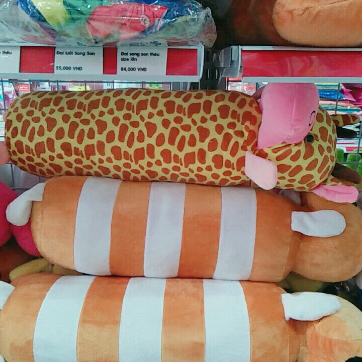 Gối ôm cho bé  size nhỏ - hình Cún - 50cmx20cm