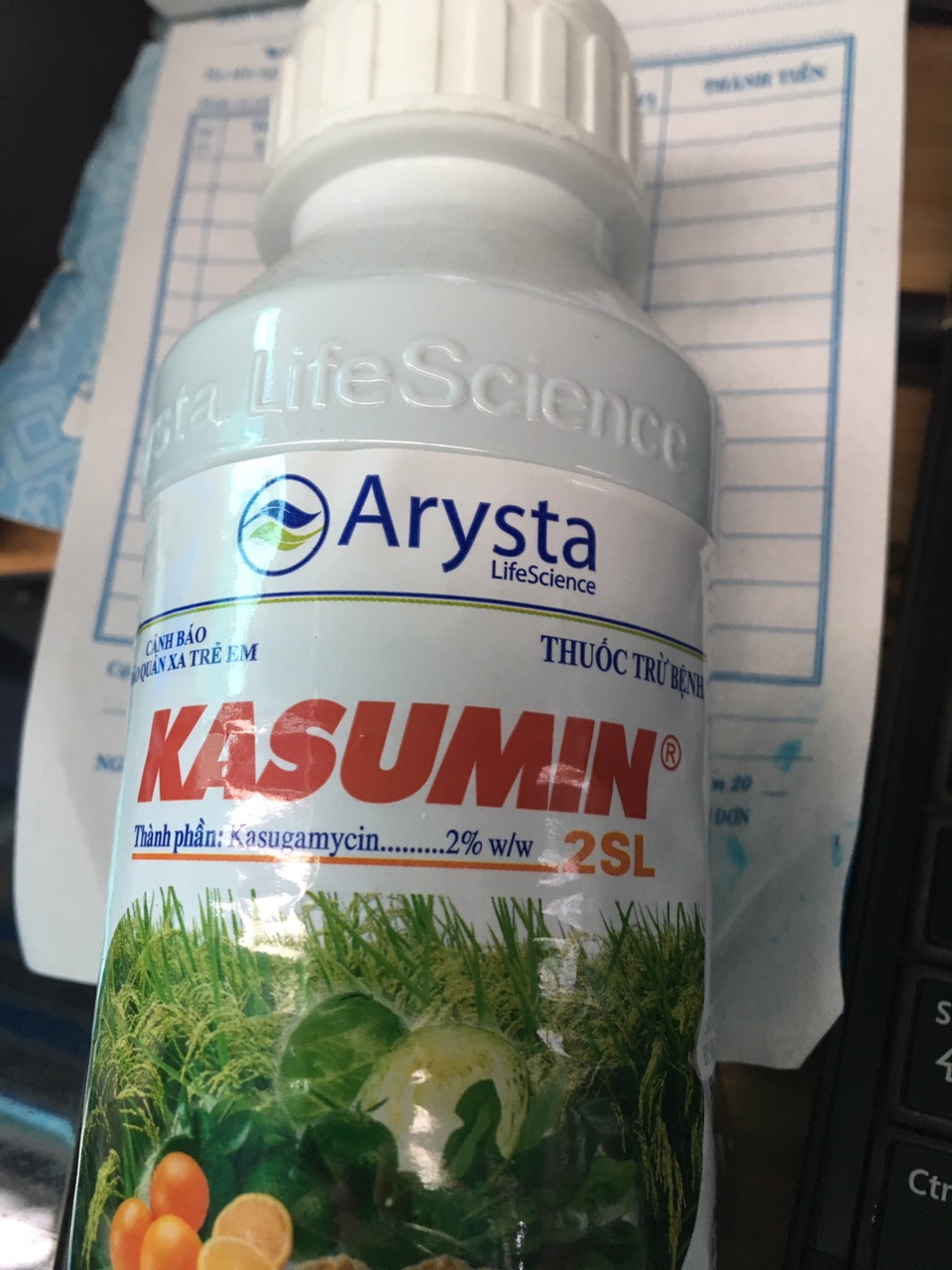 KASUMIN Trừ bệnh do vi khuẩn, đốm sọc, đốm lá, đen lép hạt do vi khuẩn