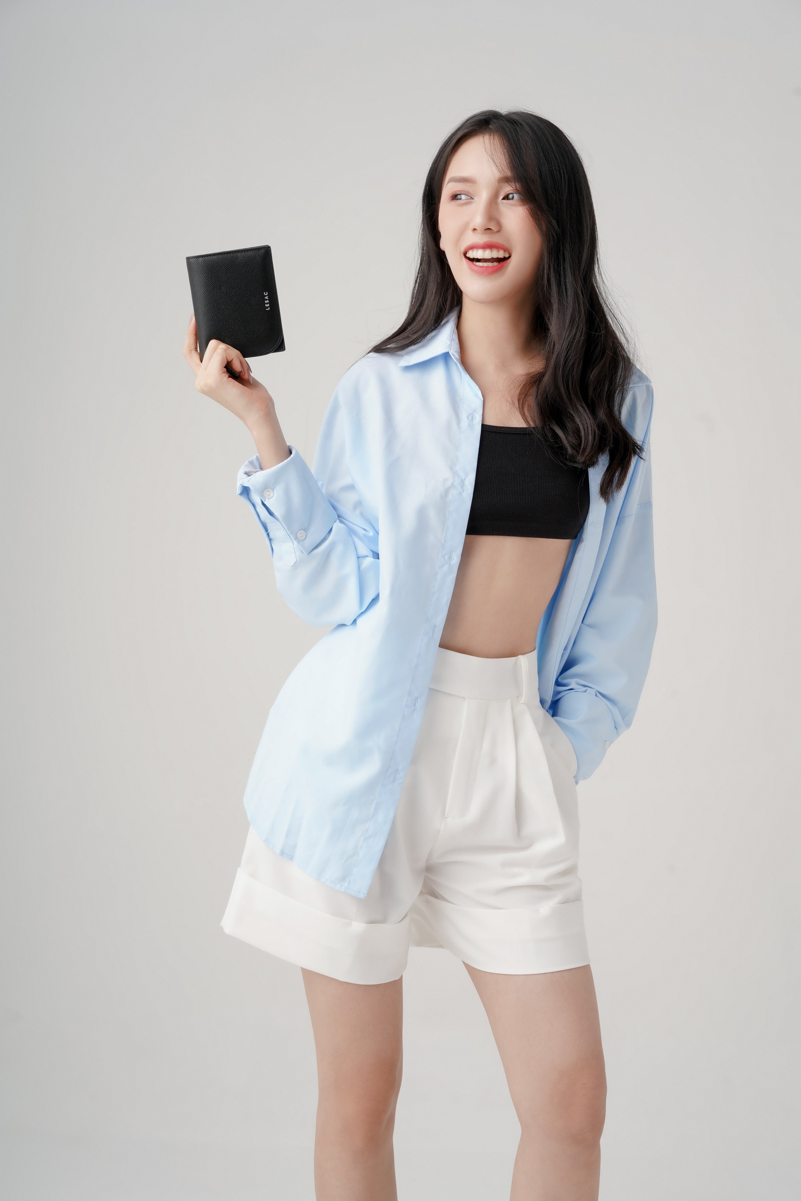Ví nữ mini LESAC Tongue Wallet (2 colors)