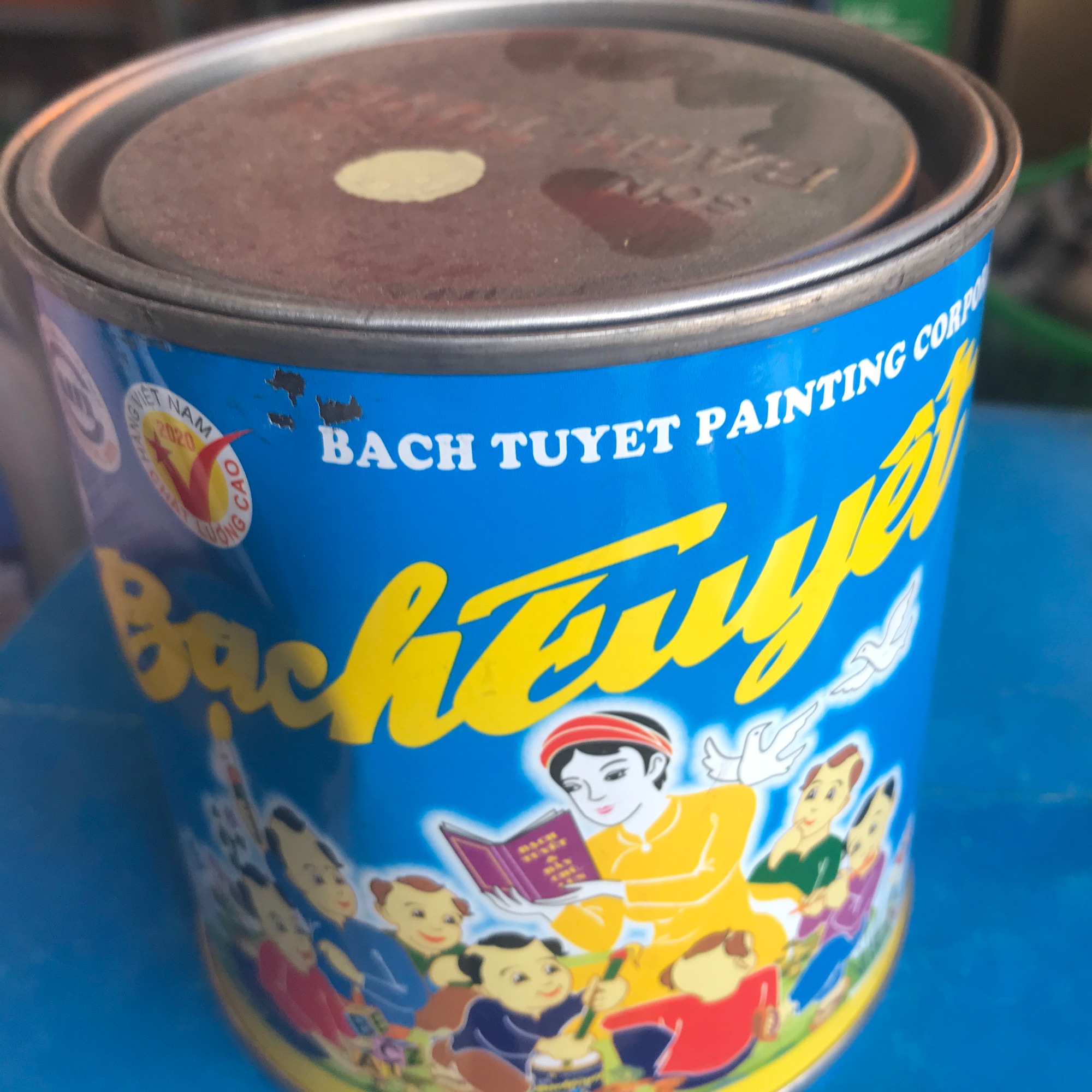 [HCM]Sơn Bạch Tuyết màu kem - 1kg