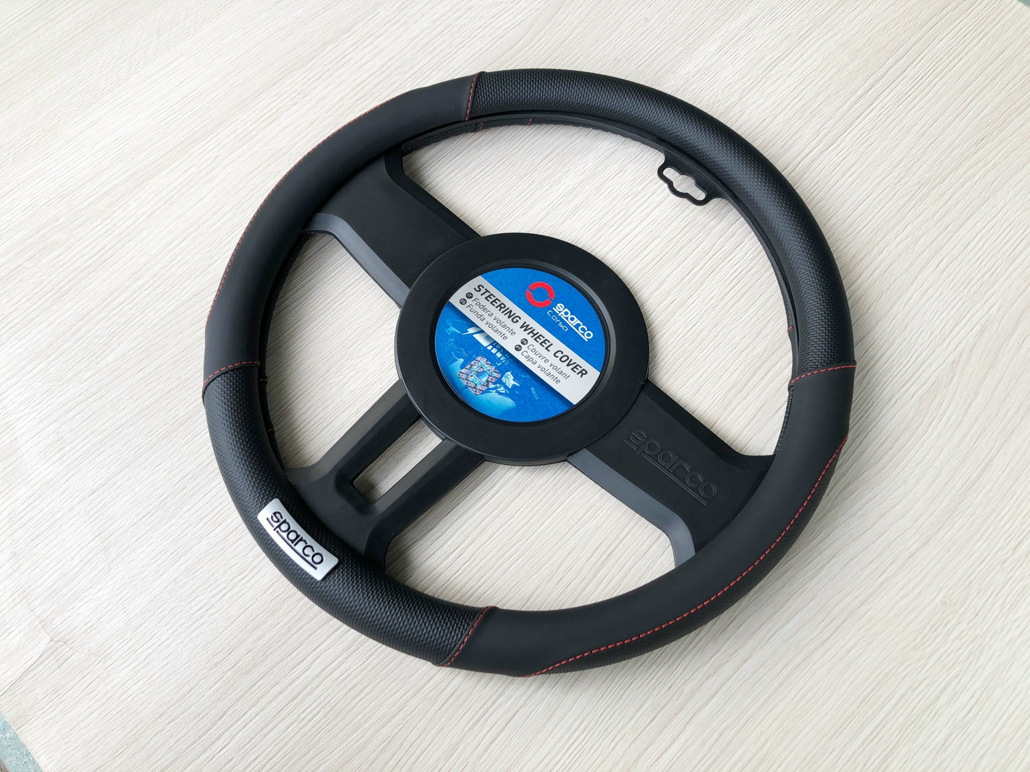 [HCM]Bọc vô lăng Sparco Corsa (SPC1113BK)