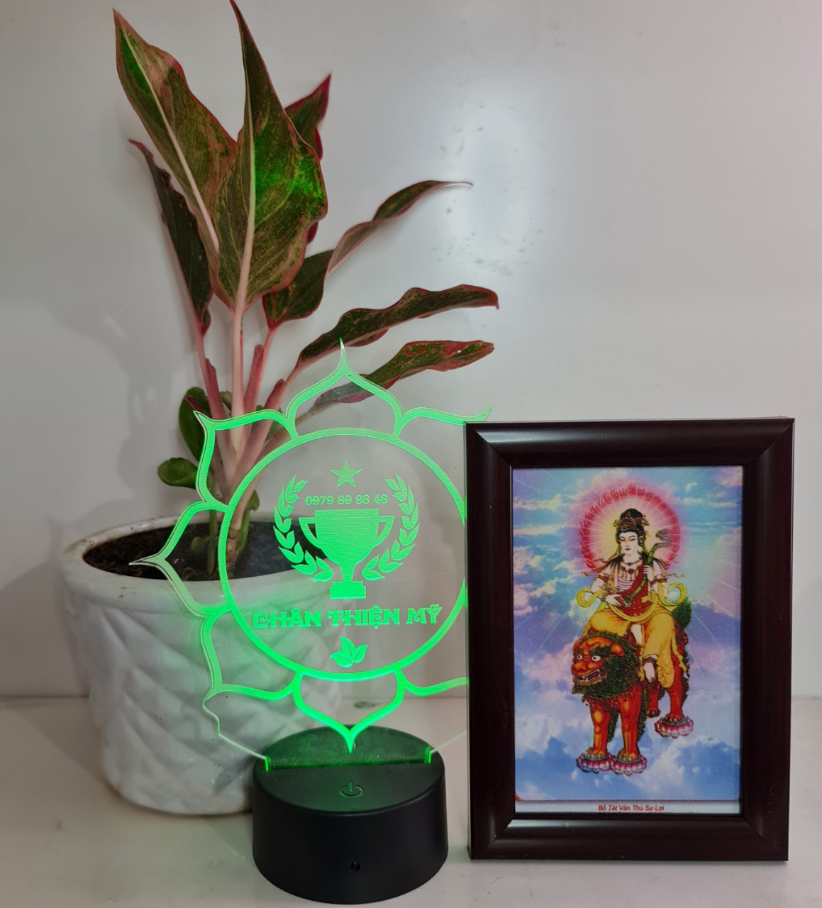 [Xả kho] Tranh để bàn hình Phật giáo 14x20cm