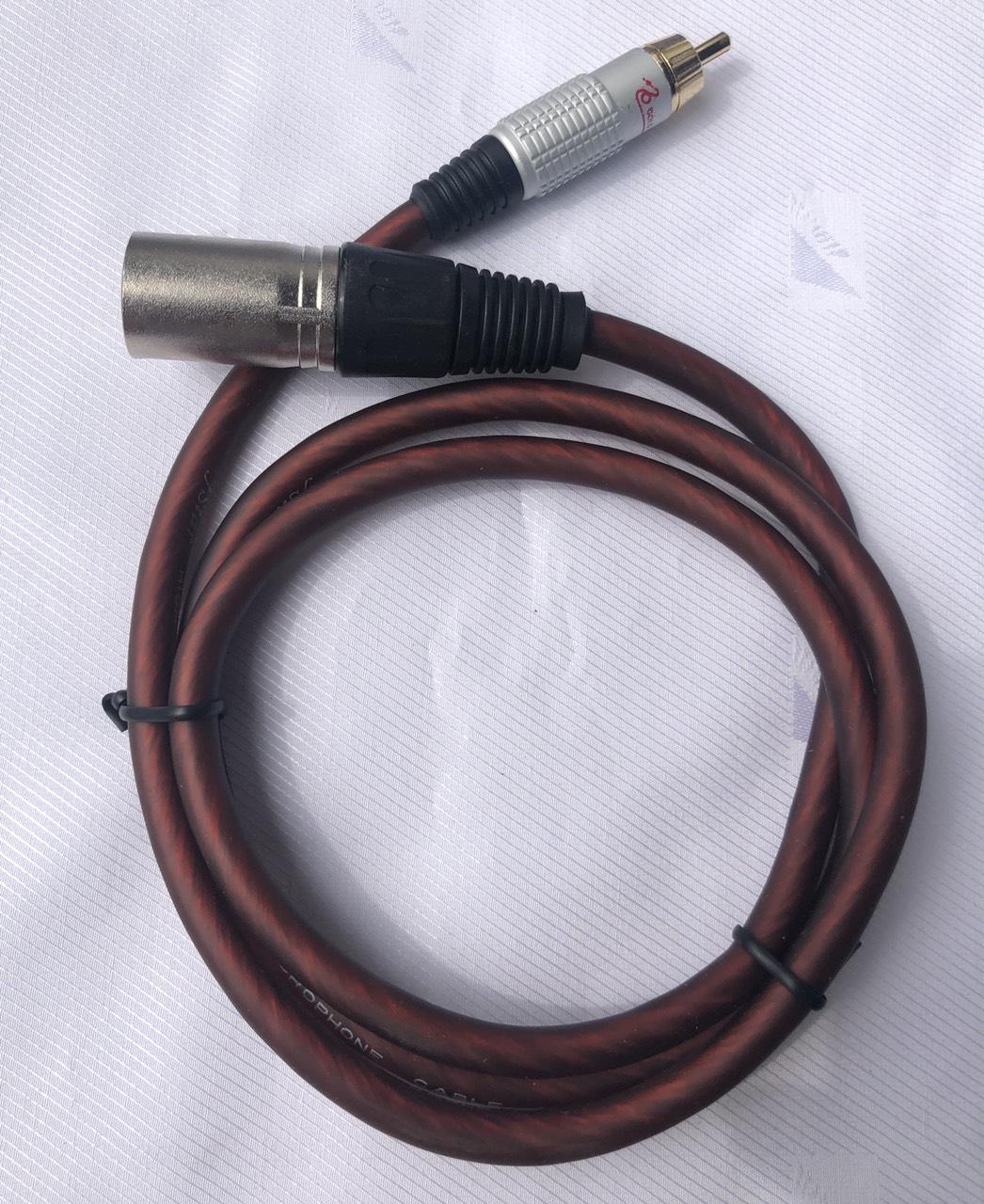 dây chuyển từ jack bông sen ra canon đực