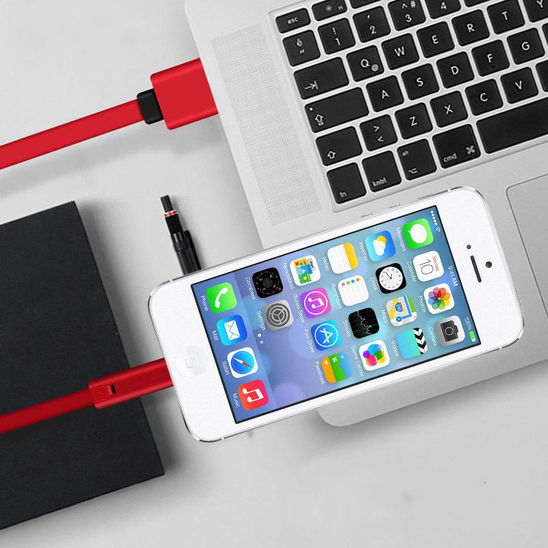 Cáp dữ liệu điện thoại sạc nhanh 1.5m 4A có thể cắt, thích hợp cho Apple, Android, type-c, cho món quà Giáng sinh
