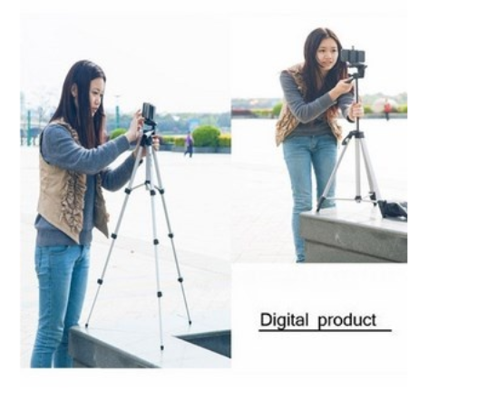 [HCM](TẶNG REMOTE) Tripod / 1060mm + Giá đỡ điện thoại + Remote Mobile Tripod 2