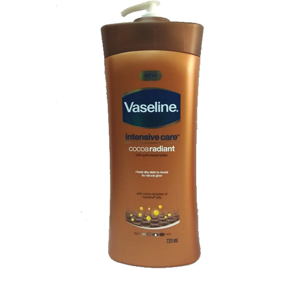 Sữa dưỡng thể Vaseline Intensive Care Cocoaradiant 725ml Nâu