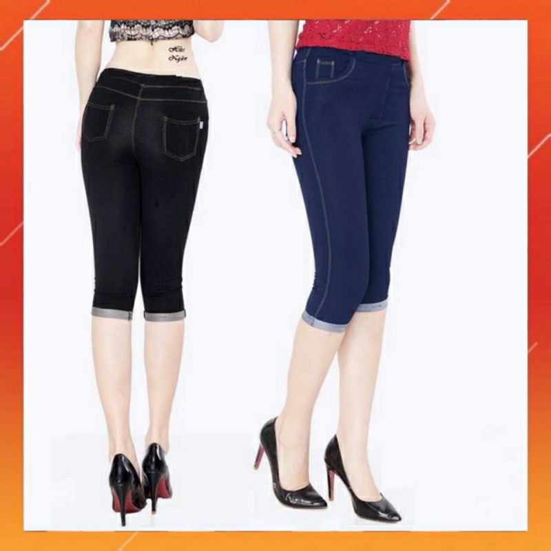 Quần Legging Ngố Lửng Giả Bò Chính Hãng Giá Tốt