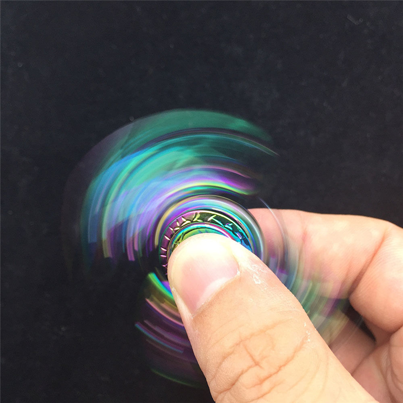 Đồ chơi Con Quay Spinner - Hai canh đa sắc ( Con Quay Spinner kim loại Siêu bền )