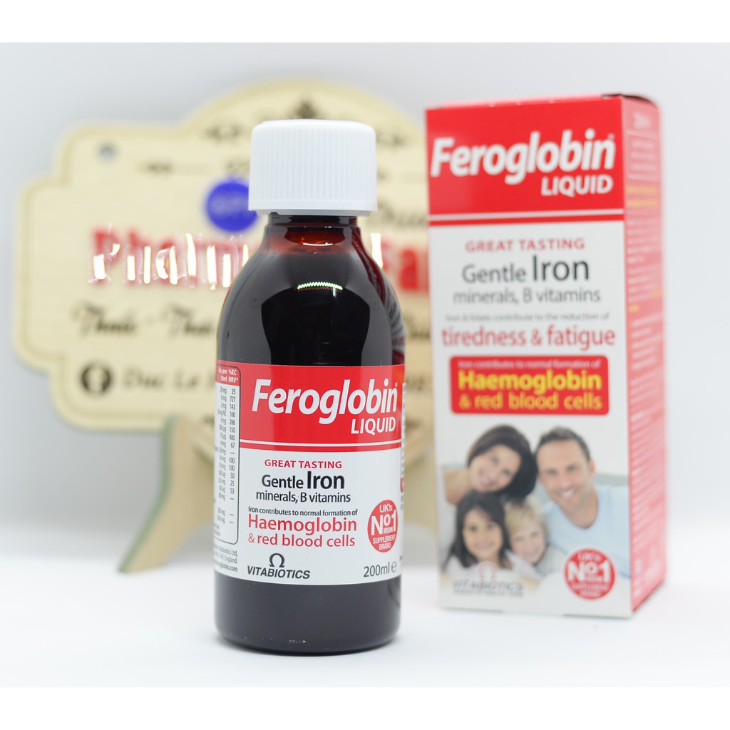 Siro Bổ Sung Sắt [Uk] Feroglobin B12 - 200Ml