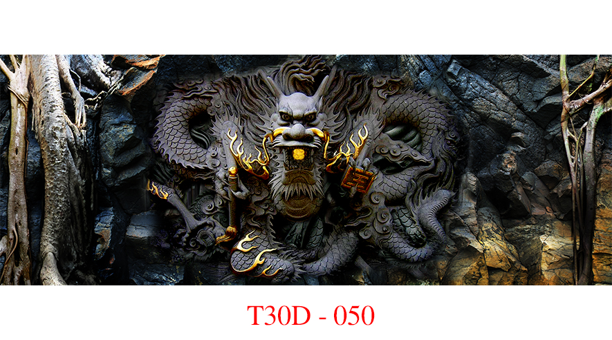 Tranh 3D bể Cá T30D 050 Fuil Kích Thước