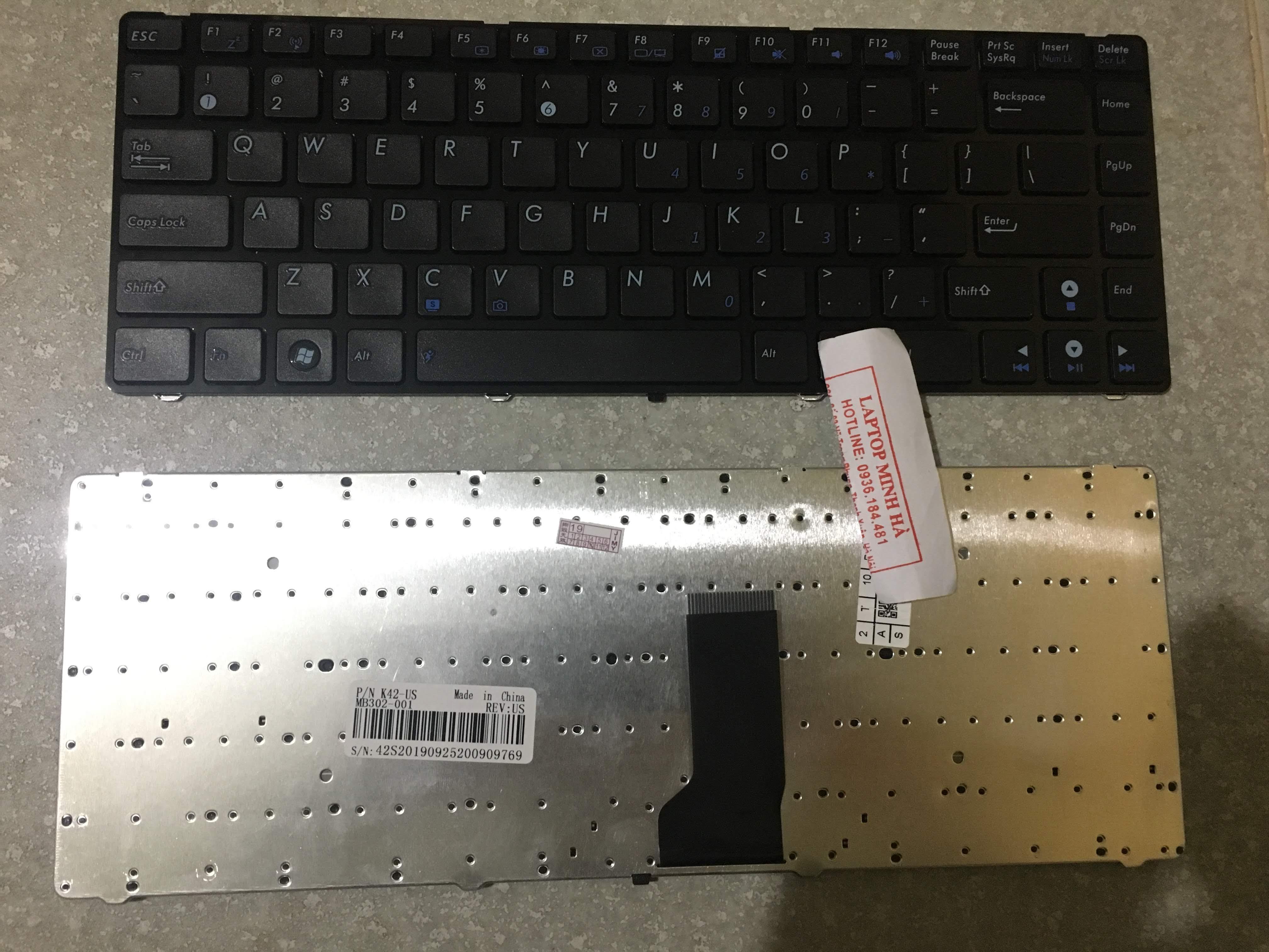 Bàn phím laptop asus K43E