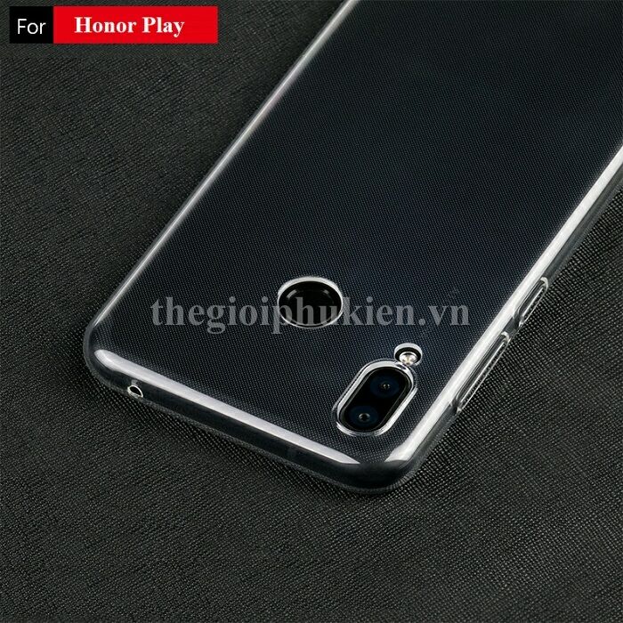 Ốp lưng silicon dẻo trong suốt Huawei Honor Play siêu mỏng 0.6mm