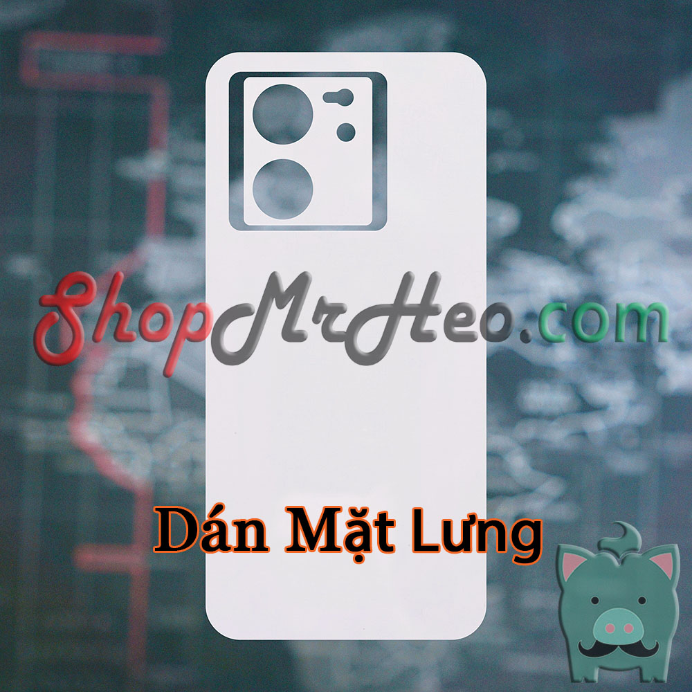 Dán dẻo ppf full sau lưng viền xiaomi 13t pro - redmi k60 ultra - ppf 4 lớp dễ dán