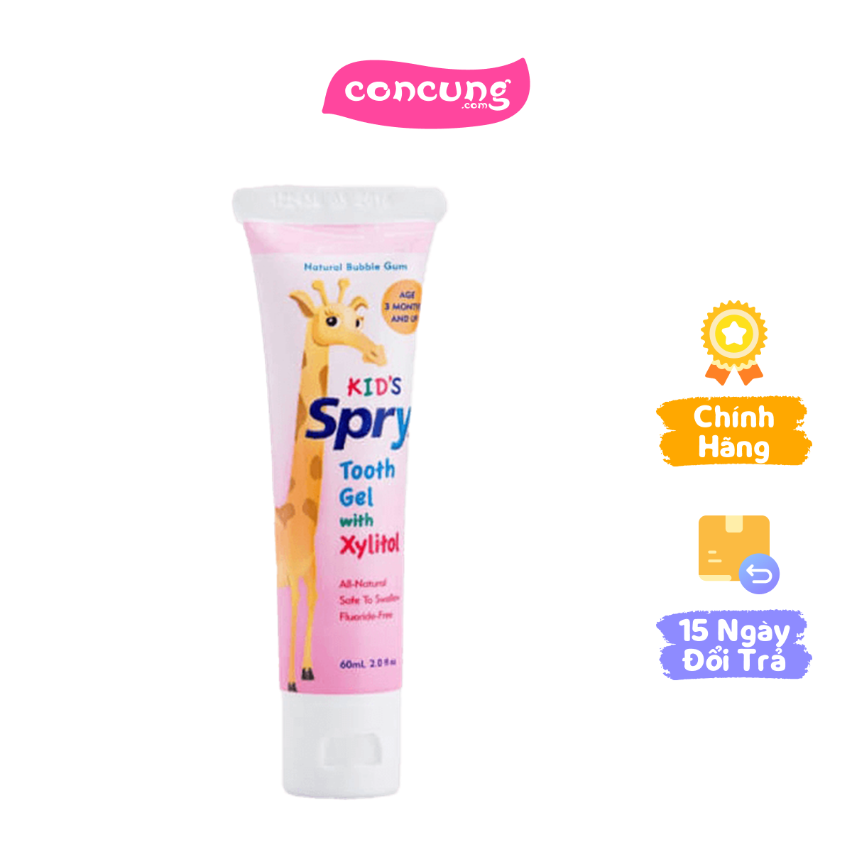 Gel đánh răng giàu Xylitol - Spry