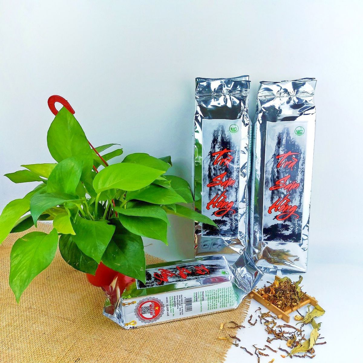 Trà sâm hồng ( túi nhỏ 200G)-NPP EHOMEPIRE [ Quà tết ]