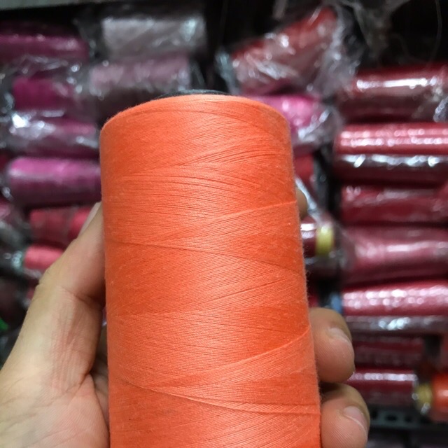 [HCM]Chỉ may màu cam hồng 40/2 - mã 110
