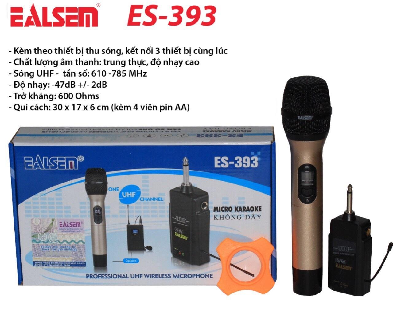 [HCM]Micro không dây Ealsem ES-393