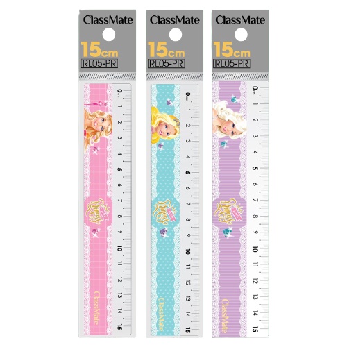 Thước kẻ 15cm classmate princess rl05-pr