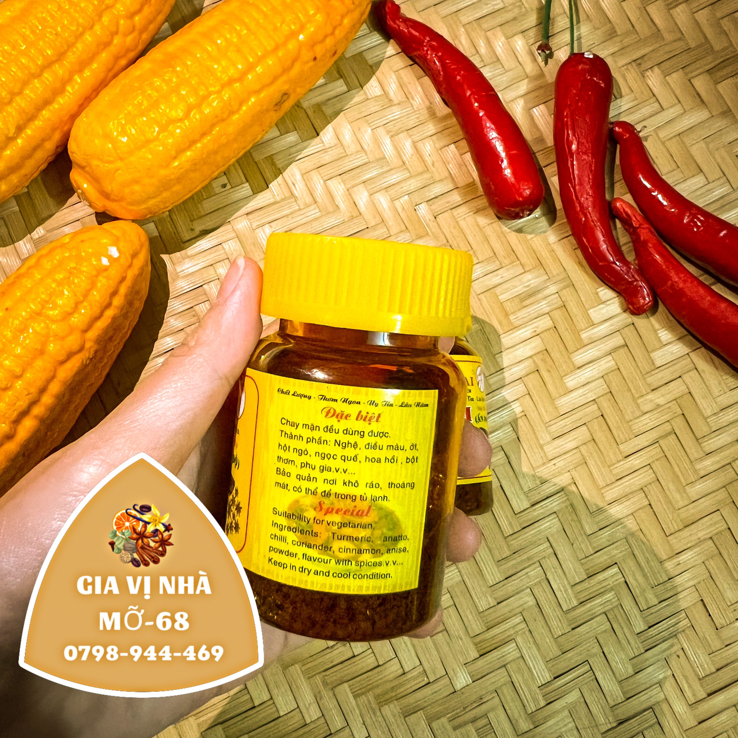SỐT CÀ RI NỊ HIỆU ANH HAI - HỦ 70GR