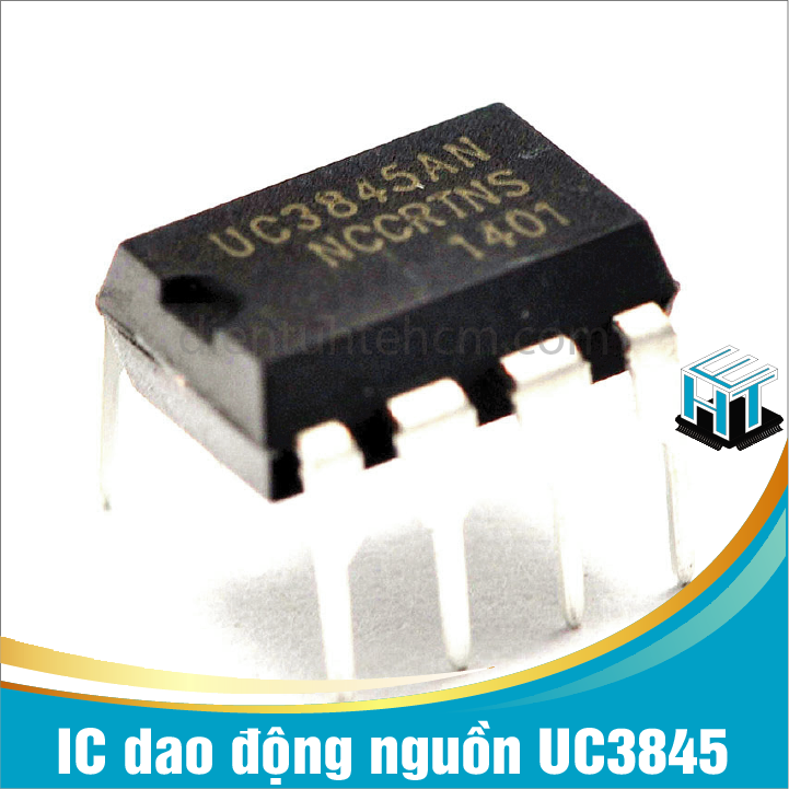 Combo 2 con IC dao động nguồn UC3845 UC3845AN DIP-8