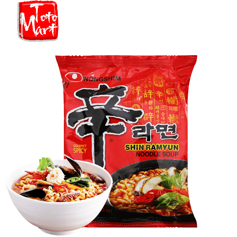 Mì Shin Nongshim Hàn Quốc combo 18 gói
