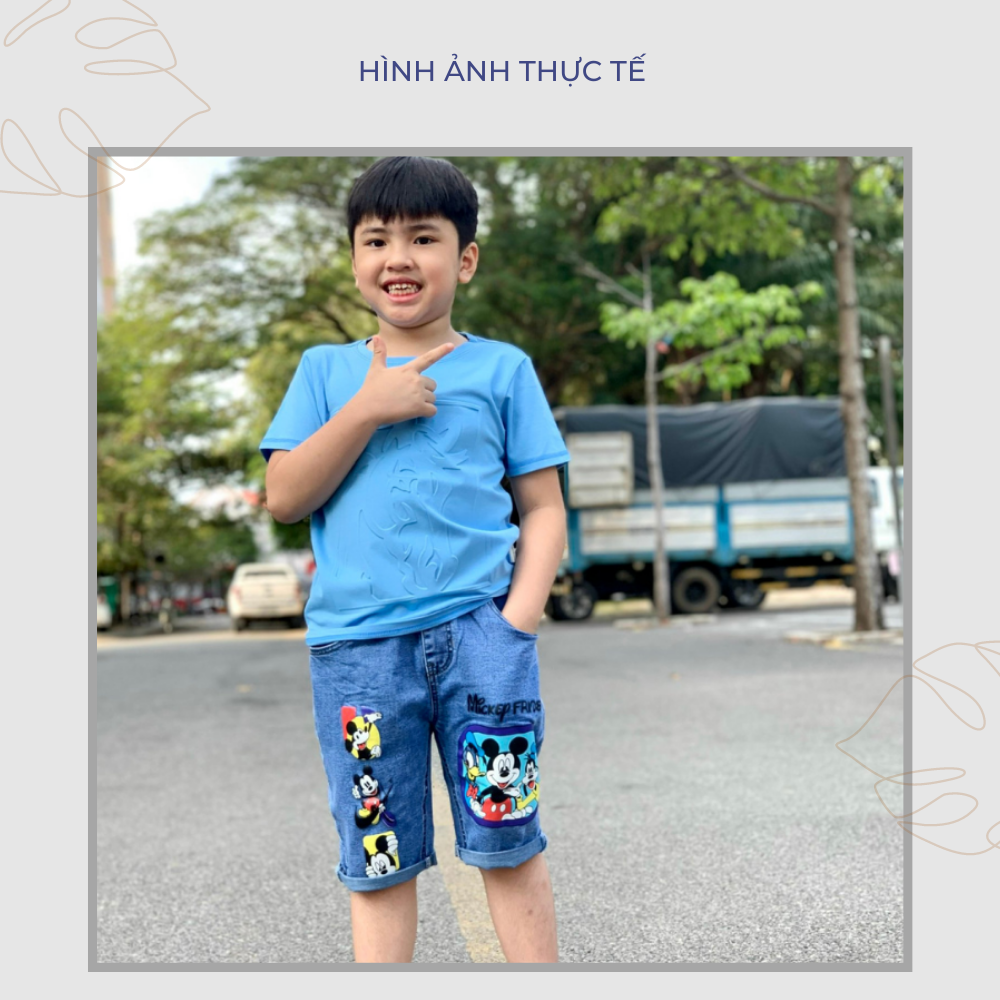 Quần jean bé trai,quần jean lững bé trai năng động thoải mái size đại| FREESHIP MAX - JJ Kids Fashion