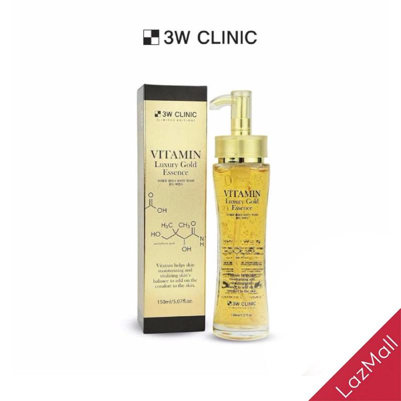 Tinh chất dưỡng trắng, làm săn chắc và trẻ hoá da 3W Clinic Vitamin Luxury Gold Essence 150ml (Edition Limited) cao cấp