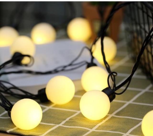 Dây đèn pingpong - Led bi đục - Đèn trang trí nhà cửa