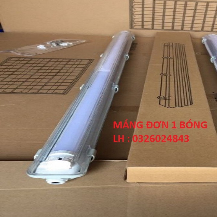Máng chống thấm đôi 2 bóng 1,2m - Máng đèn led