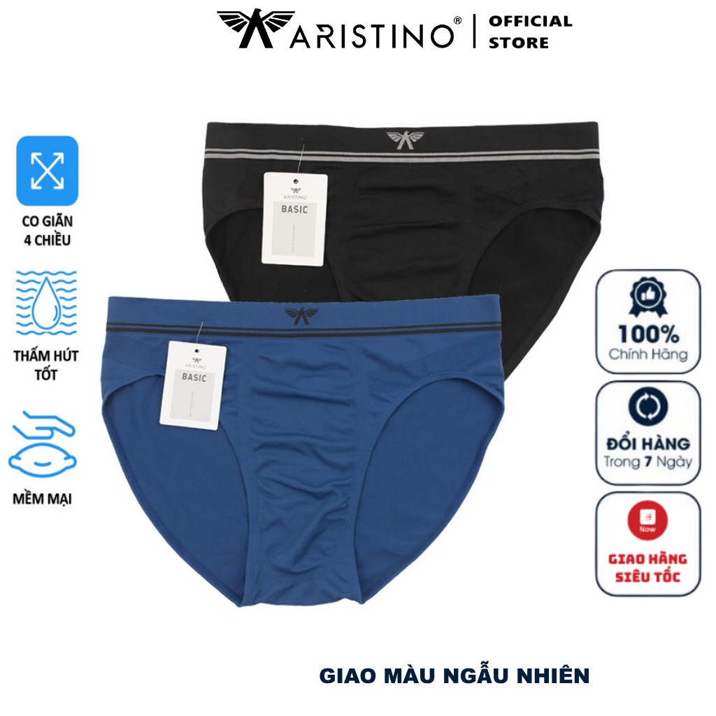 Quần lót nam tam giác sịp nam aristino abf068 quần xì briefs chất liệu polyamide mềm mại co giãn thoáng mát thấm hút tốt