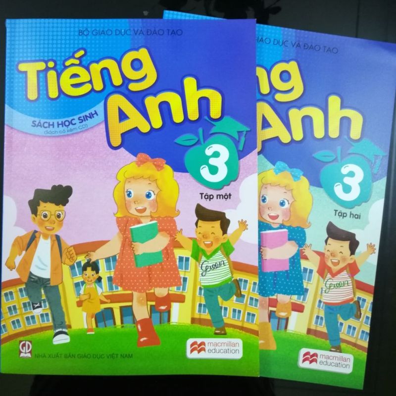 Mua BỘ SÁCH GIÁO KHOA TIẾNG ANH LỚP 3 TẬP 1+2