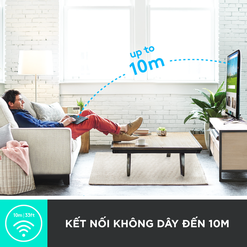 Bàn phím Logitech K400 Plus