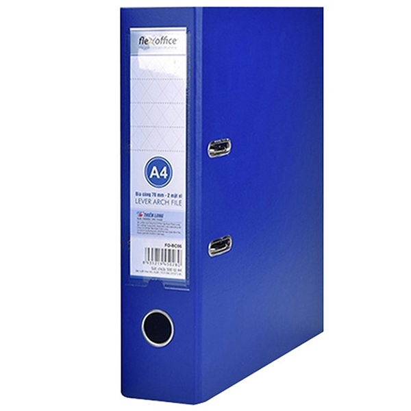 Bìa còng 70mm a4/fo-bc06 - xanh đậm