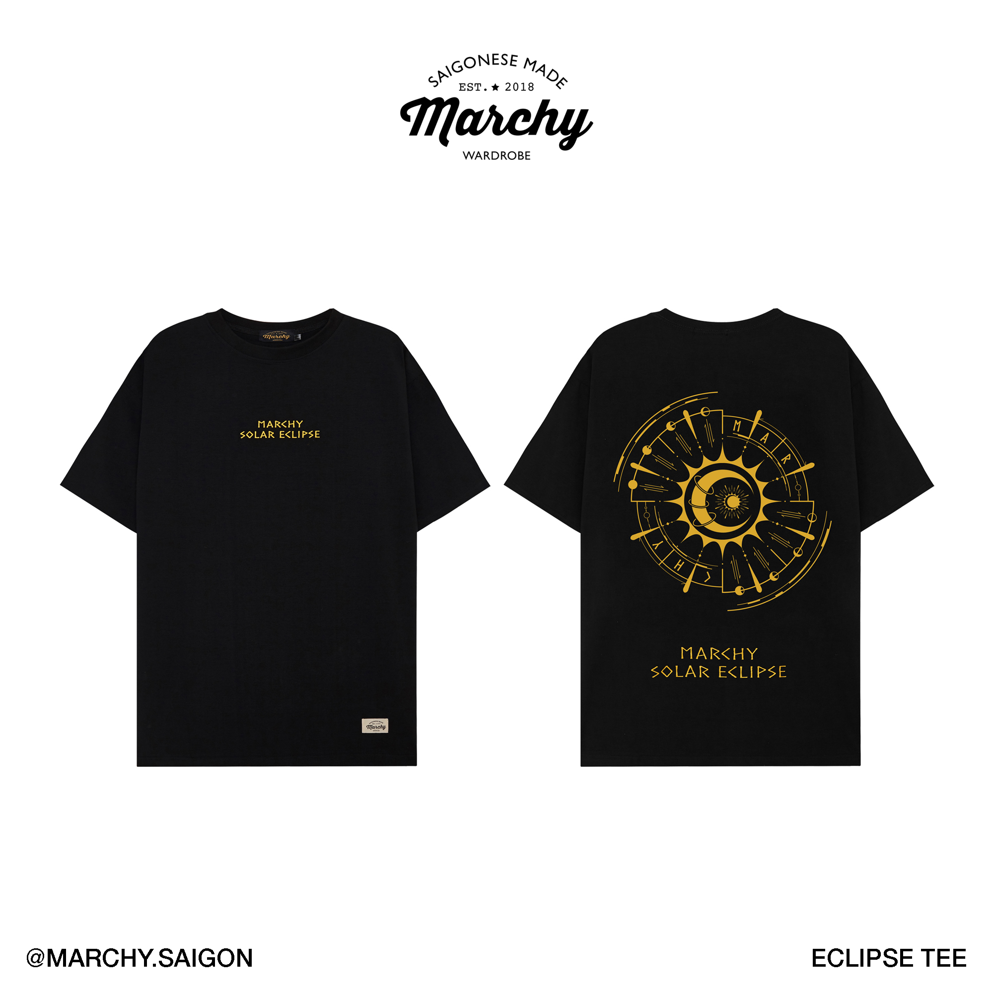 [Nhập LazSoHot2- giảm 20% đơn 199k|MARCHY - Eclipse Tee - Áo Thun